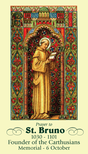St. Bruno Prayer Card